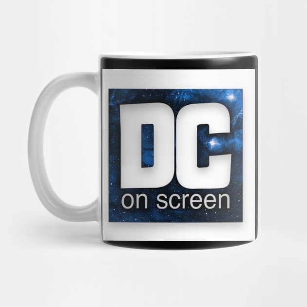 DC on SCREEN Podcast Logo (Blue with Border) by DC on SCREEN